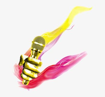 金话筒创意普通话比赛免抠