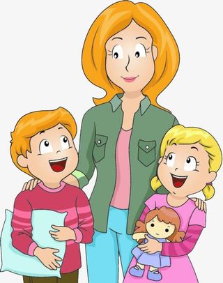 两个孩子的母亲免抠