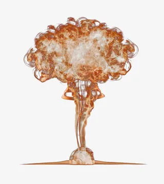 战火蘑菇云免抠