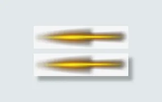 模糊金色向左箭头中秋国庆免抠