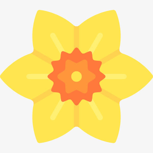 水仙花图标免抠