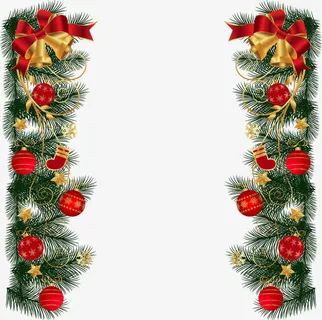 绿色彩球框架免抠