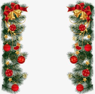 绿色彩球框架免抠