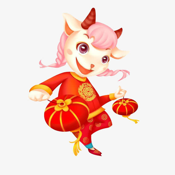 提灯笼的小马免抠