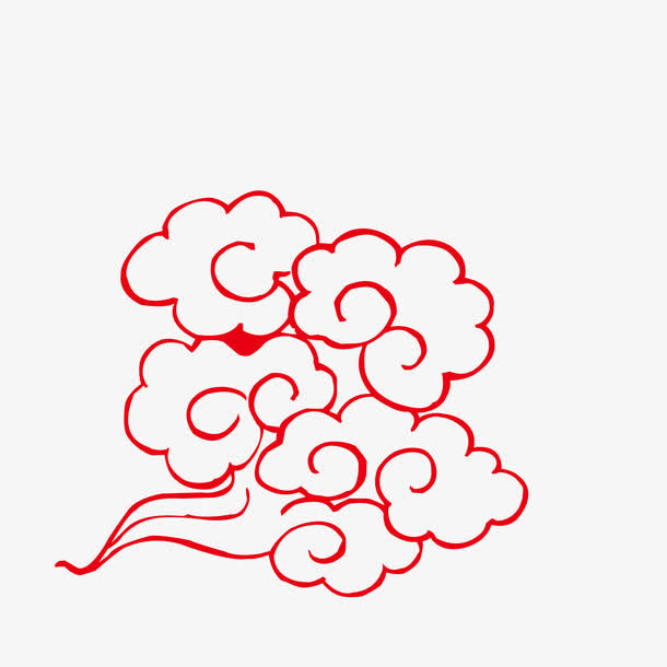 飞鸟云纹免抠