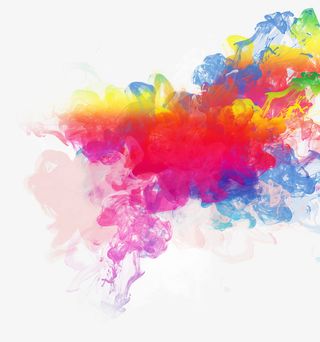 彩色的烟雾免抠