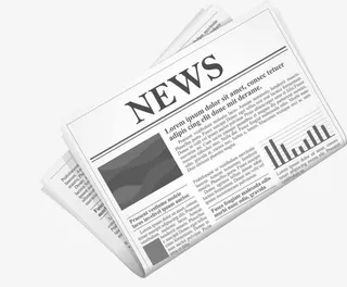 复古读物报纸免抠