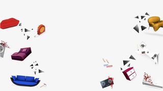 漂浮的家具免抠