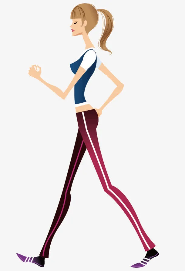 竞走的女人免抠
