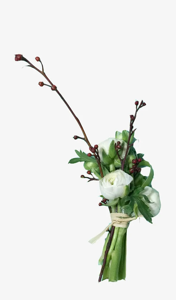 美丽花束免抠