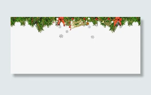 圣诞节绿色边框免抠 圣诞节绿色边框免抠