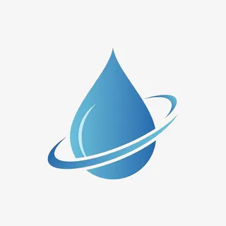 环绕的水滴标志免抠