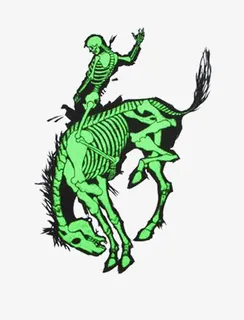 骷髅马和人免抠