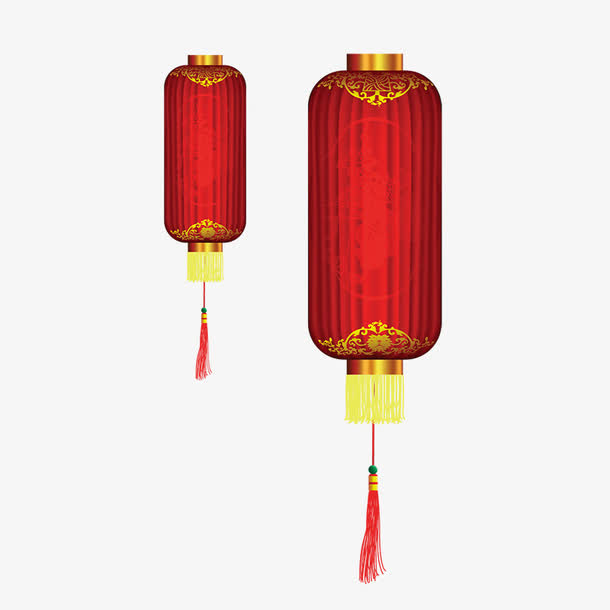 长形灯笼免抠
