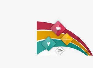 矢量时尚水晶方块设计免抠