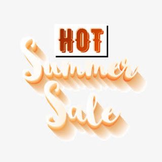 summersale立体投影装饰矢量图免抠