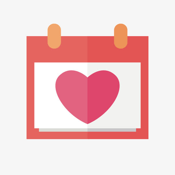 红色心形节日免抠