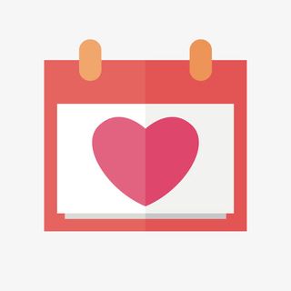 红色心形节日免抠