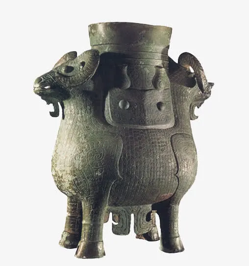 青铜酒尊免抠