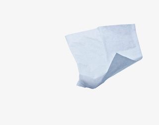 白色漂浮褶皱纸张免抠