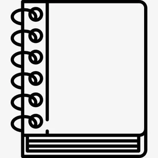 线圈装订的笔记本图标免抠