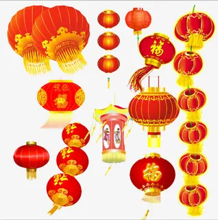 红灯笼矢量免抠 红灯笼矢量免抠