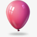 气球品红色的Balloon-icons免抠