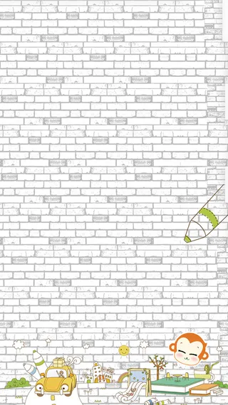 淡雅学校文化墙H5分层背景高清