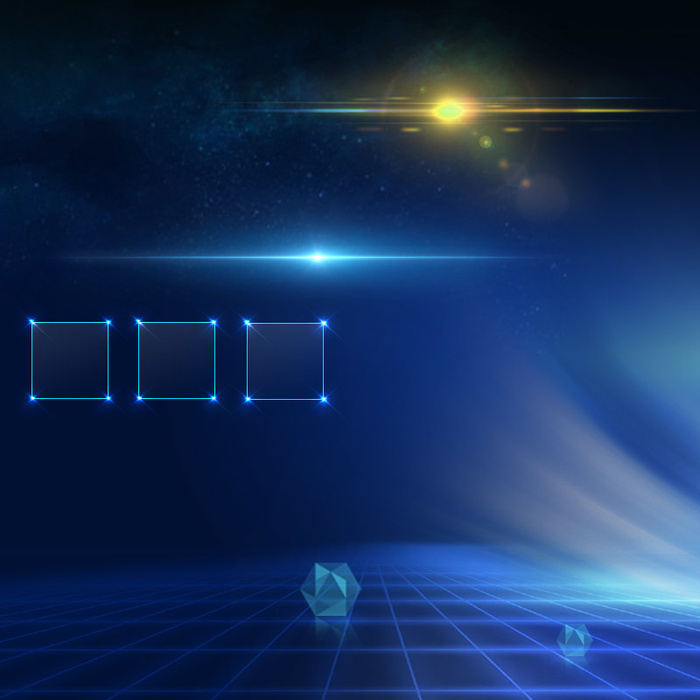 蓝色酷炫光效主图背景素材高清