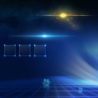 蓝色酷炫光效主图背景素材高清