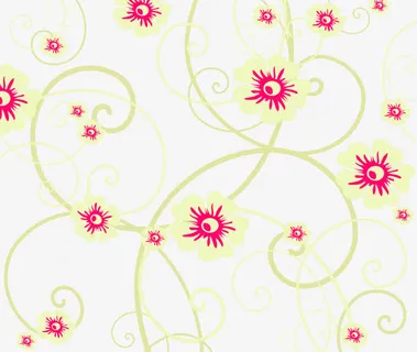 矢量花纹底纹设计素材免抠