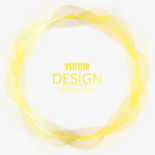 矢量黄色渐变背景装饰图案