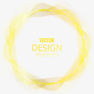 矢量黄色渐变背景装饰图案