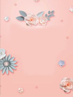 高端护肤品化妆品立体花背景高清