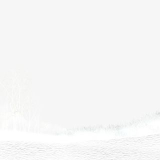 雪地雪树雪草免抠