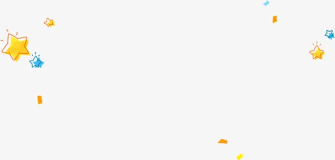 卡通可爱星星飞舞七夕免抠 卡通可爱星星飞舞七夕免抠