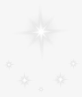 白色闪烁星星光芒免抠