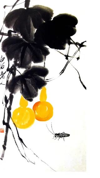 水墨画元素H5背景高清