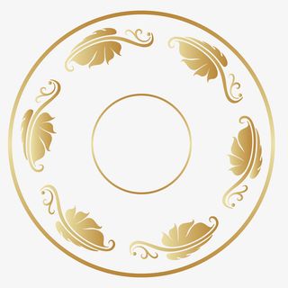 金色复古叶子花纹免抠免费下载免抠