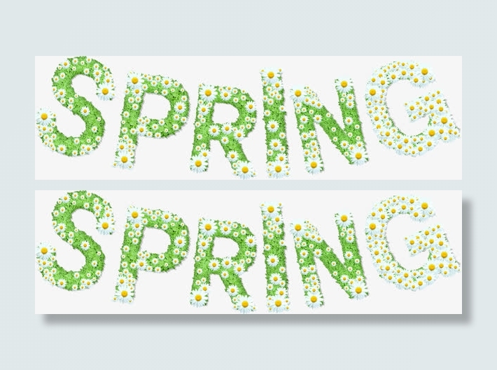 绿色花朵创意春天免抠