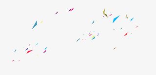 漂浮的几何图形免抠