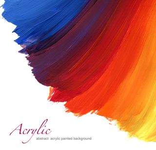 炫彩手绘笔触纹理海报背景高清