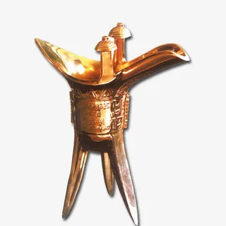 铜酒爵免抠 铜酒爵免抠