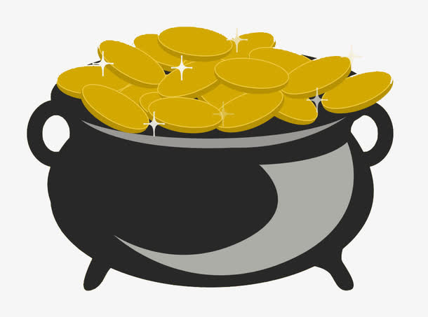 卡通金币免抠
