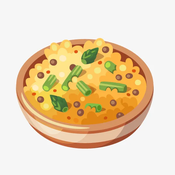 卡通简约美食甜点装饰广告设计饭免抠
