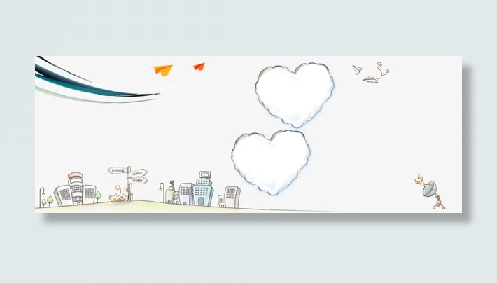 卡通可爱海报背景