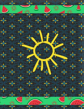 时尚元素花纹底纹宣传画册封面背景高清