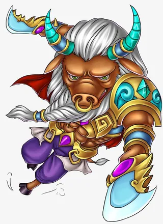 刀塔西游之牛魔王免抠