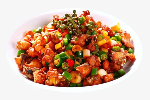 麻辣小煎花椒鸡肉免抠