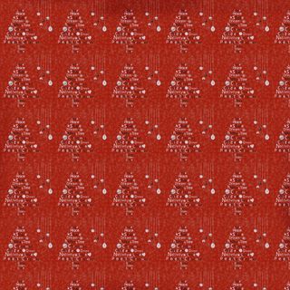 红色背景与圣诞树